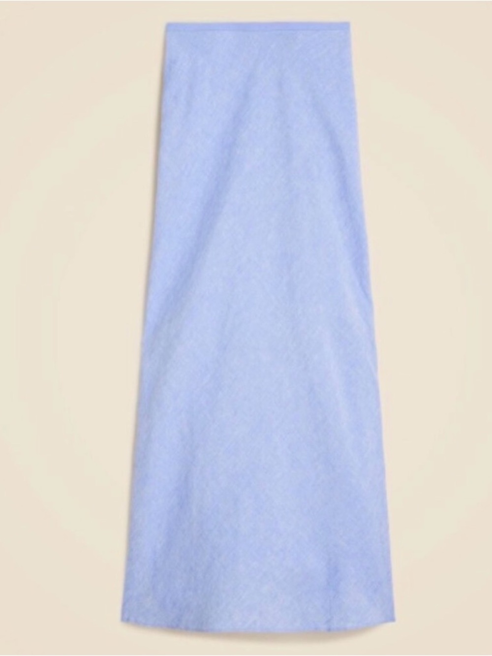 J Crew Gwyneth Slip Skirt in
Linen French Blue - Picture 7 of 8